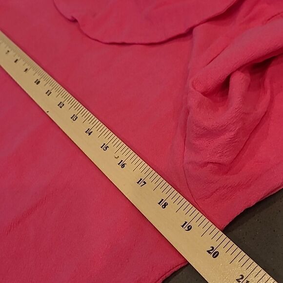 Hot pink midi dress 100% cotton - Picture 7 of 9